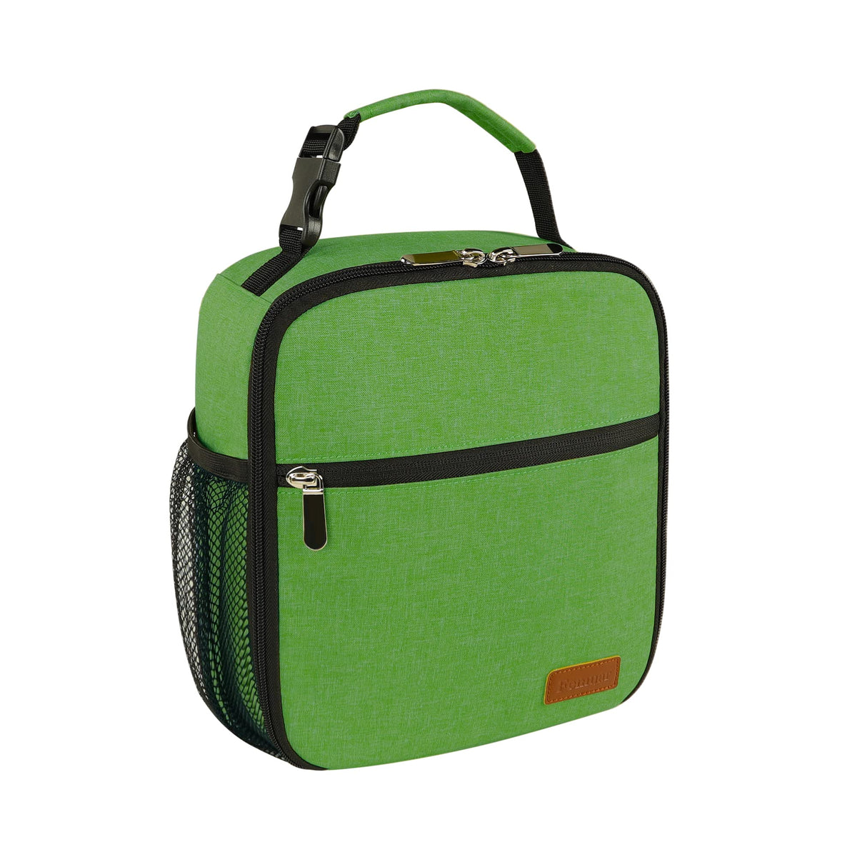 Femuar Lunch bag for Men Women Adults Small for Office Work Picnic - Reusable Portable Lunchbag, Black