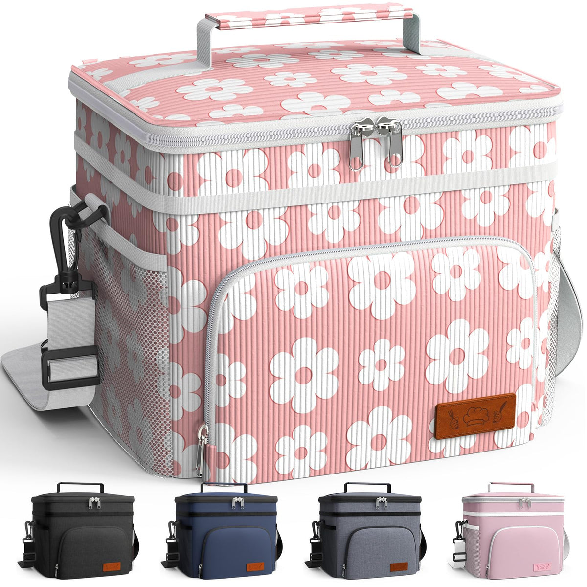 HOTOR Insulated Lunch Box Men Women Leak-Proof Cooler Lunch Bag 15L