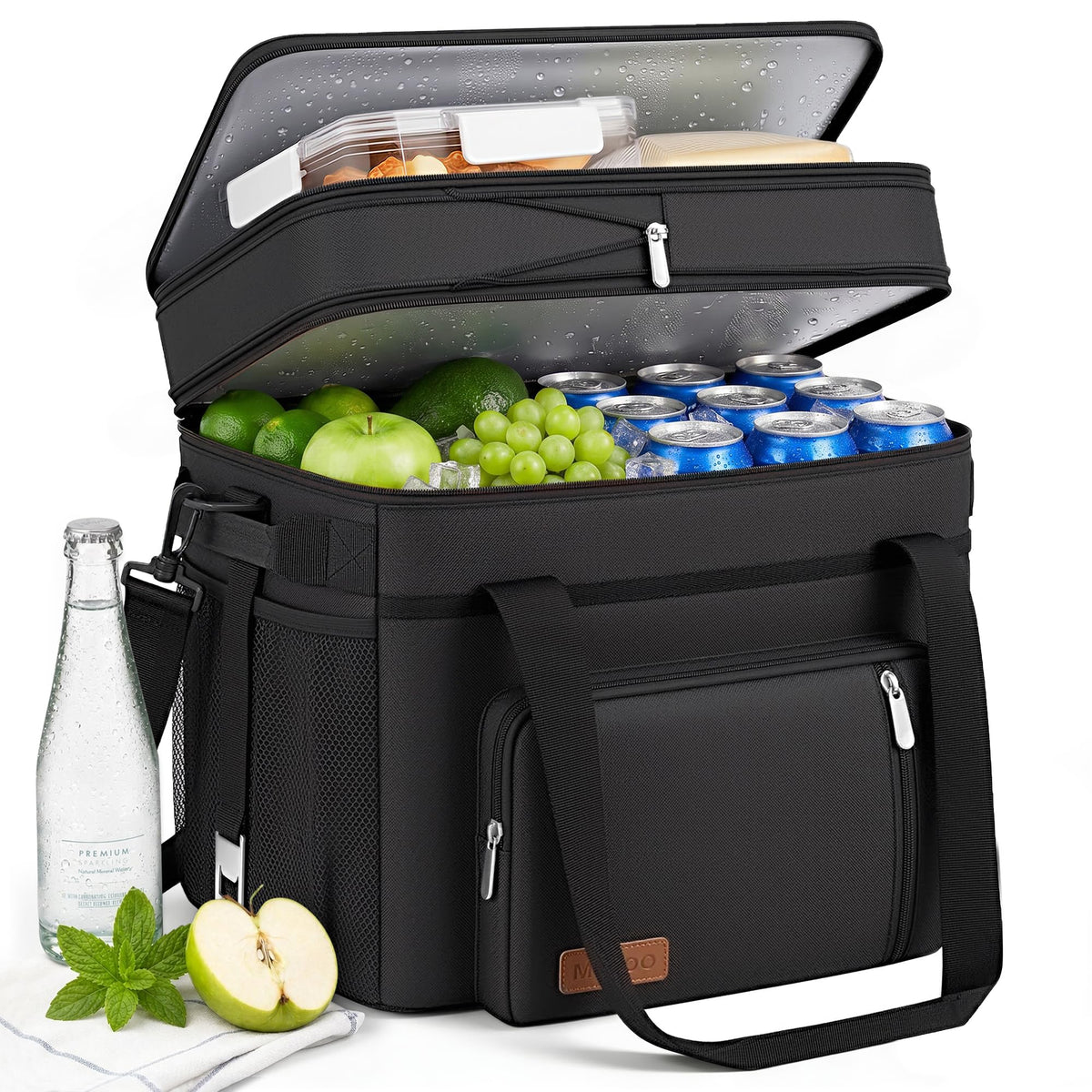MIYCOO Lunch Bag & Lunch Box for Men Women, Double Deck & Leakproof