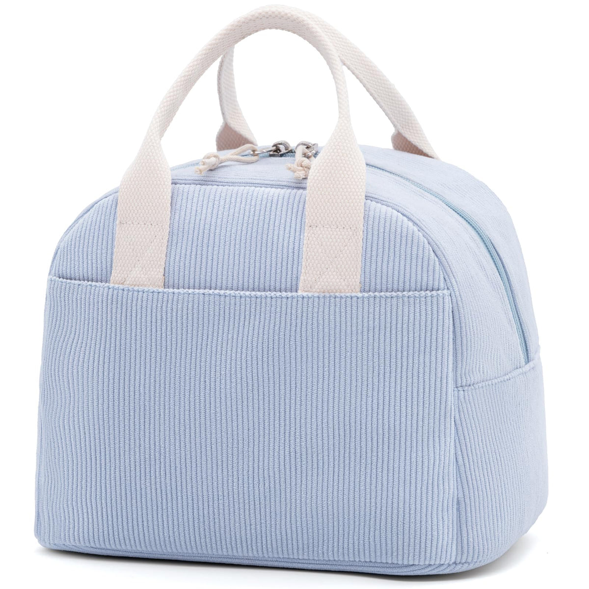 LOVELYWIND Lunch Box for Women,Insulated Lunch Bag,Green Stripe14-Can(9L)