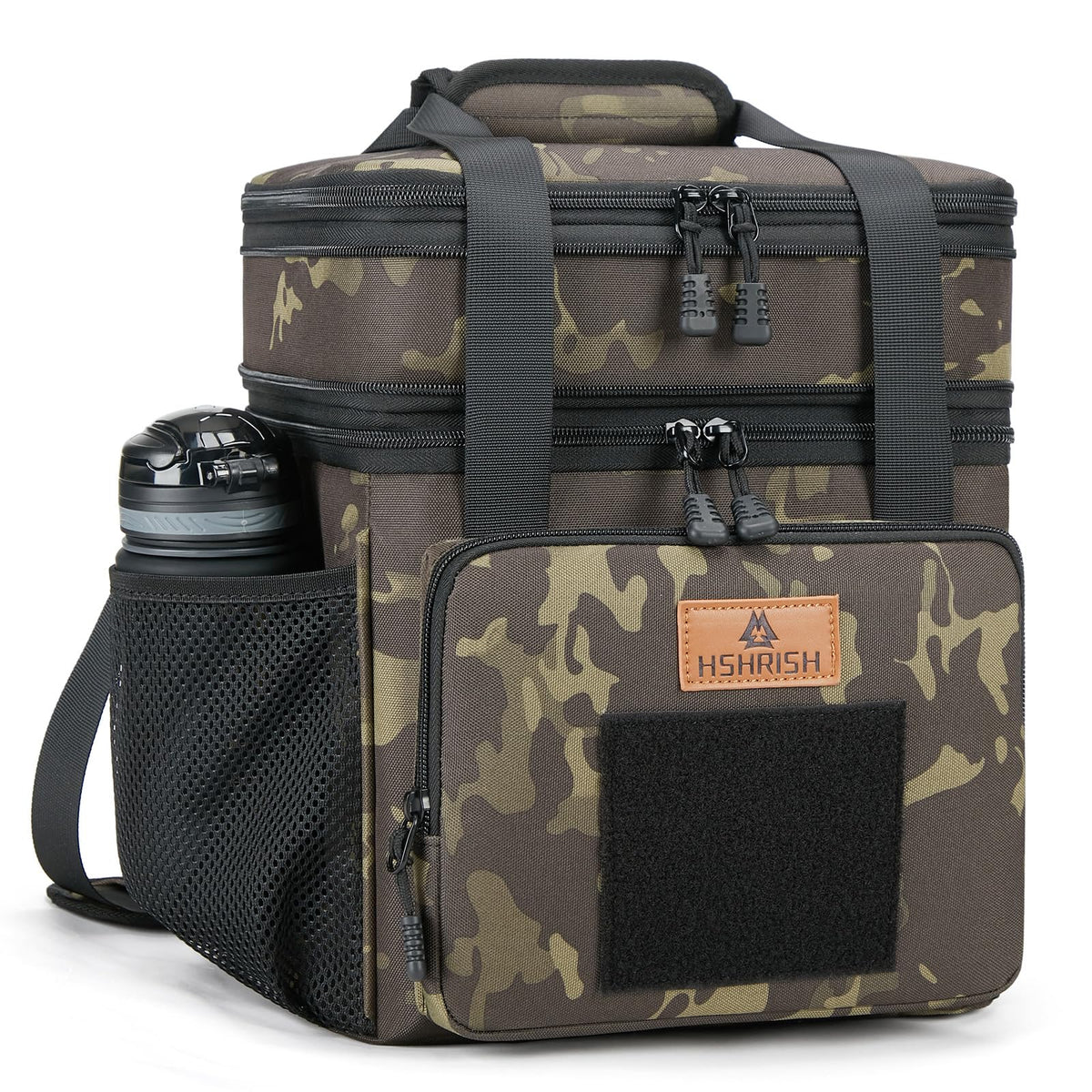 Expandable Lunch Box for Men Durable Leakproof Insulated Lunch Bag 24Cans