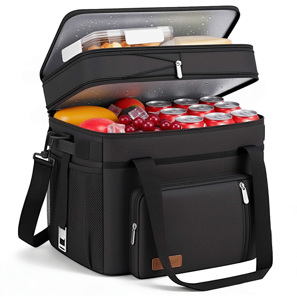 MIYCOO Lunch Bag & Lunch Box for Men Women, Double Deck & Leakproof
