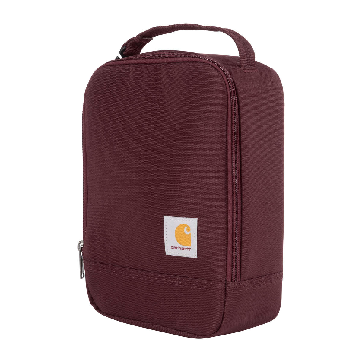 Carhartt Insulated Lunch Cooler For Men and Women, Fully Insulated Lunch Pale for Everyday Use, 4 Can (Black)