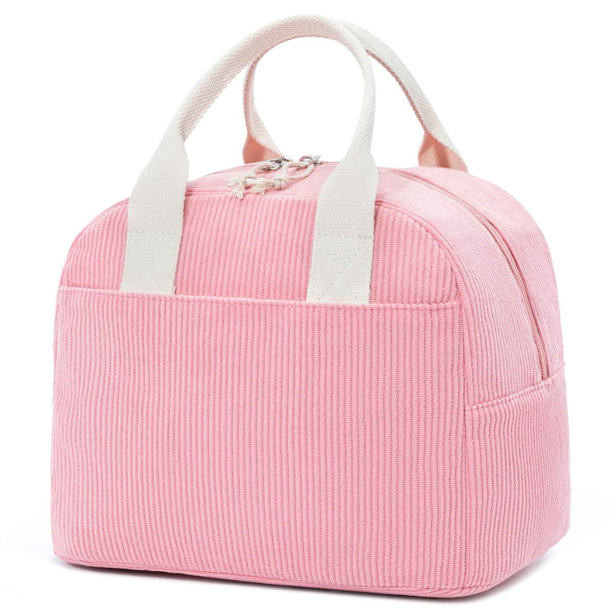 LOVELYWIND Lunch Box for Women,Insulated Lunch Bag,Green Stripe14-Can(9L)