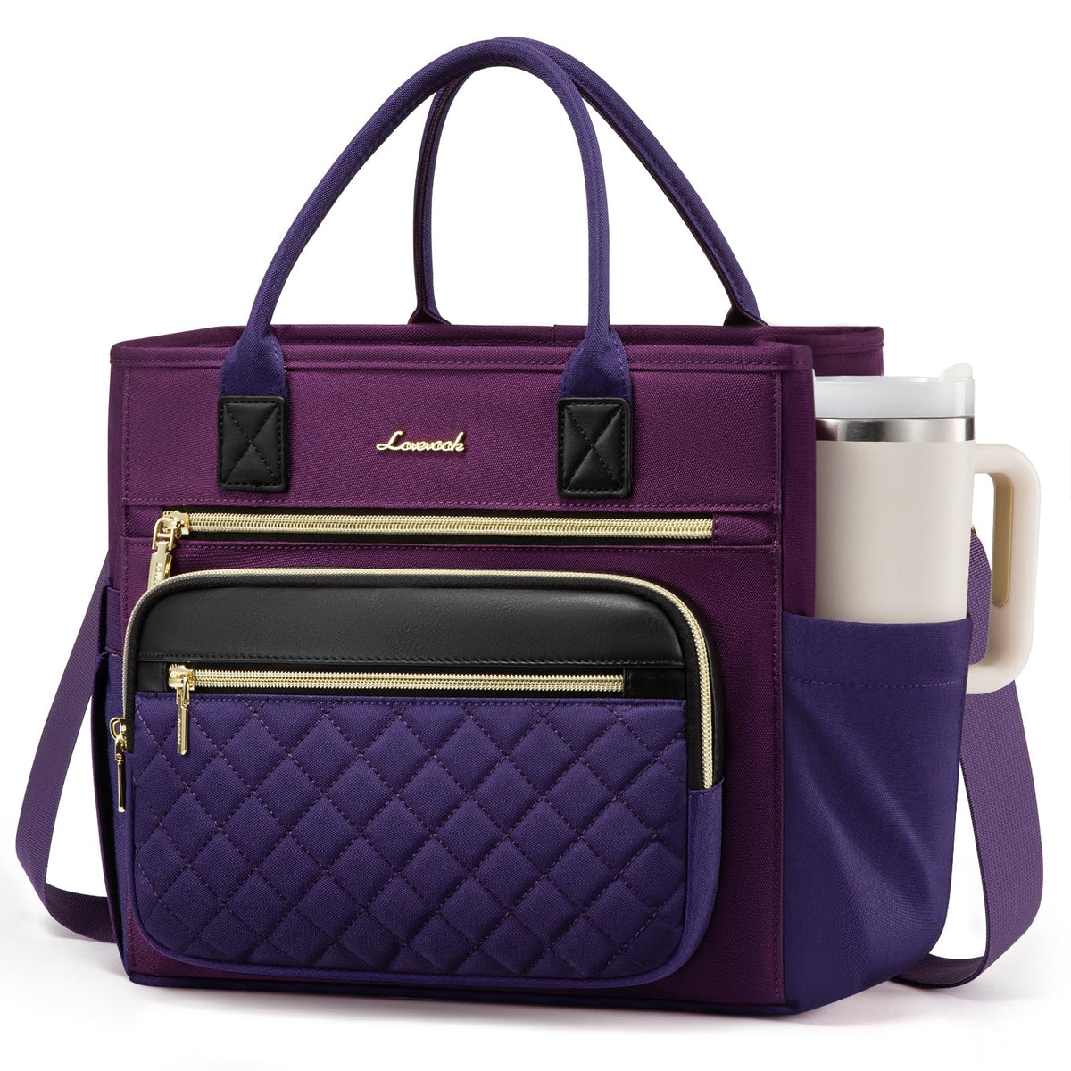 LOVEVOOK Insulated Lunch Box for Women,Large Adult Lunch Cooler Bag Women