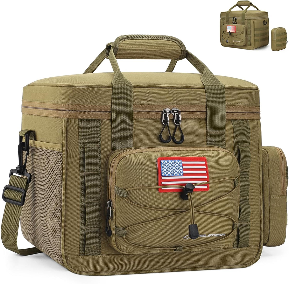 Maelstrom Tactical Lunch Box for Men, Cooler Bag with Detachable MOLLE Bag