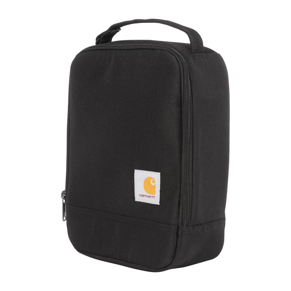 Carhartt Insulated Lunch Cooler For Men and Women, Fully Insulated Lunch Pale for Everyday Use, 4 Can (Black)