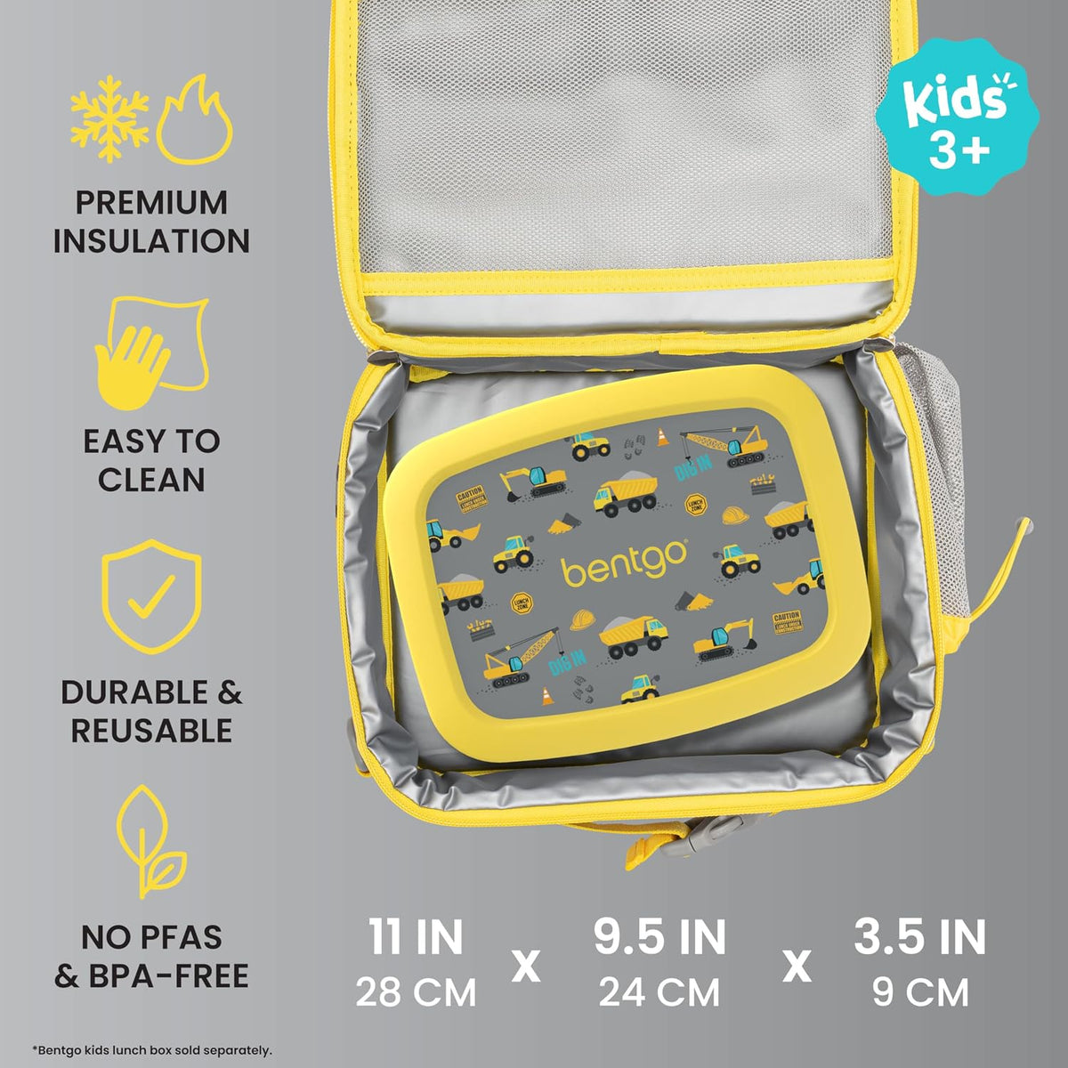 Bentgo Kids Prints Double-Insulated Reusable Lunch Bag