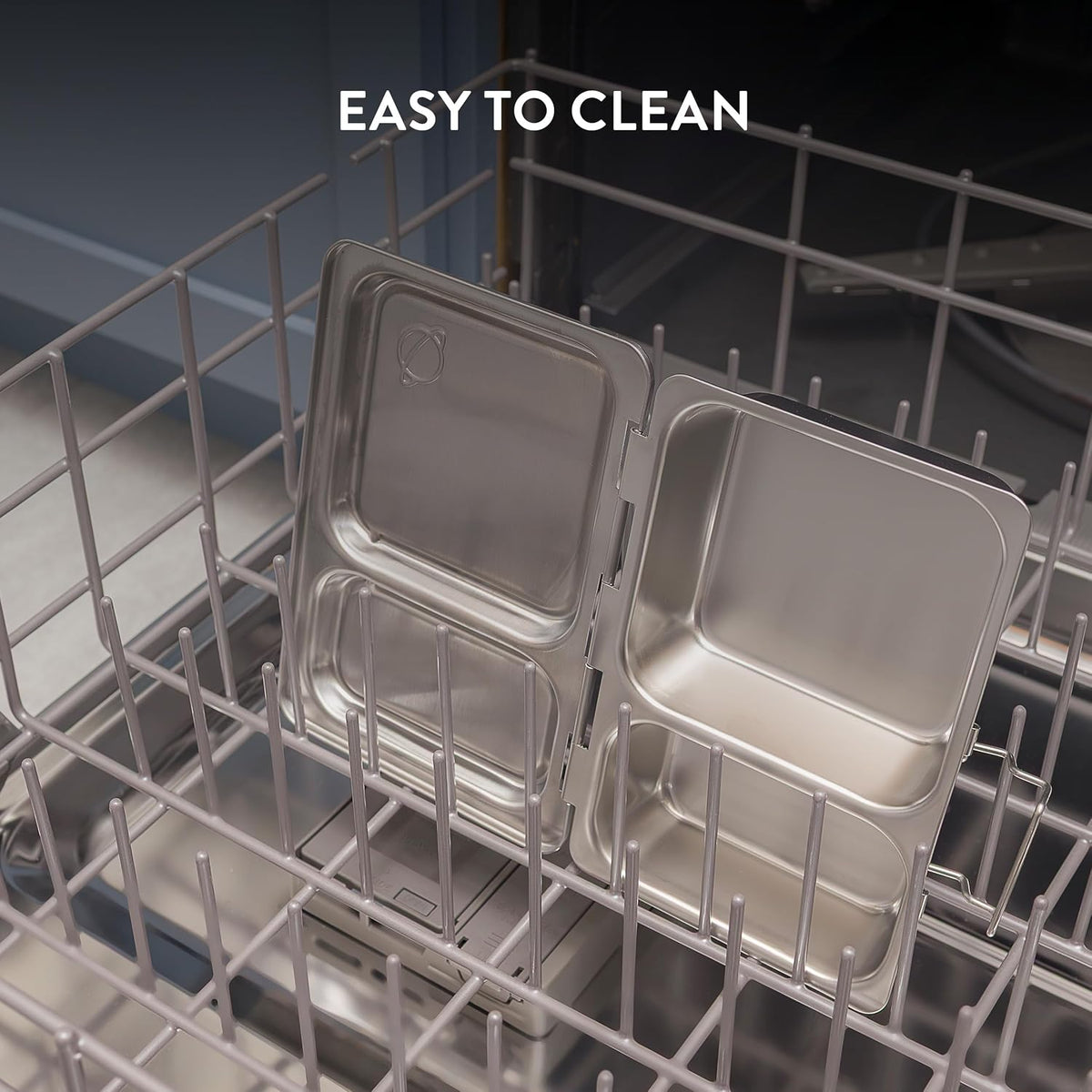 PlanetBox Launch Stainless Steel Lunchbox Replacement - Brushed Finish, Recycled Bento Box Container for Kids and Adults, Sustainable Lunch Box