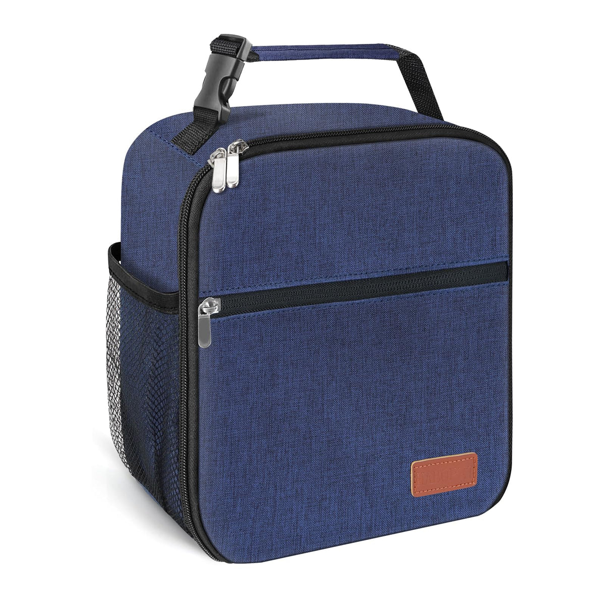 Lunch Box for Men & Women Durable Lunch Bag for Work & Adults Reusable Insulated Small Lunchbox Black