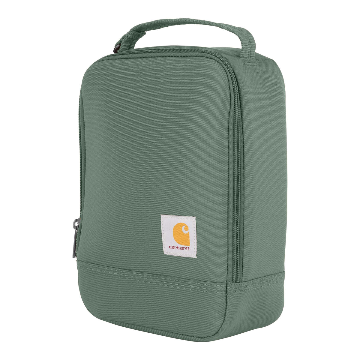 Carhartt Insulated Lunch Cooler For Men and Women, Fully Insulated Lunch Pale for Everyday Use, 4 Can (Black)