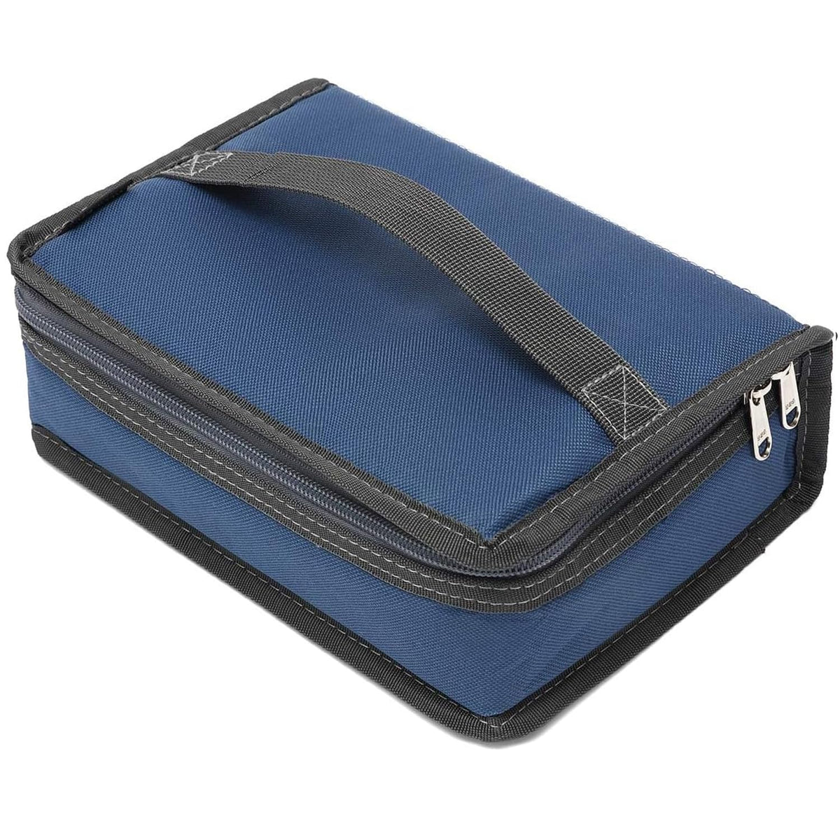 FlowFly Small Insulated Lunch box Portable Soft Bag Mini Cooler Thermal Meal Tote Kit with Handle for Work & School, Black