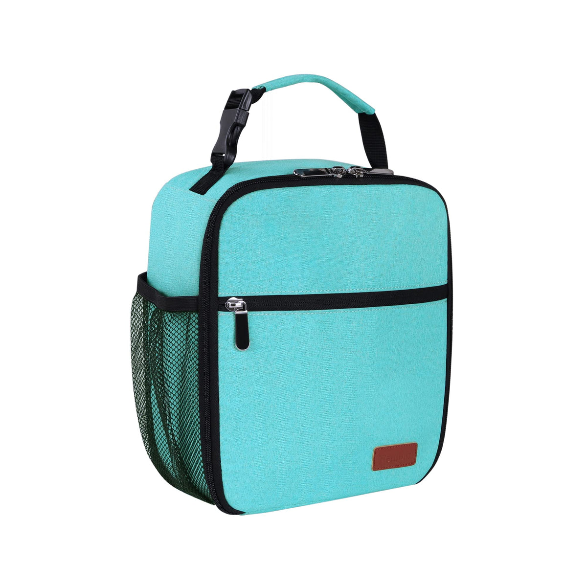Femuar Lunch bag for Men Women Adults Small for Office Work Picnic - Reusable Portable Lunchbag, Black