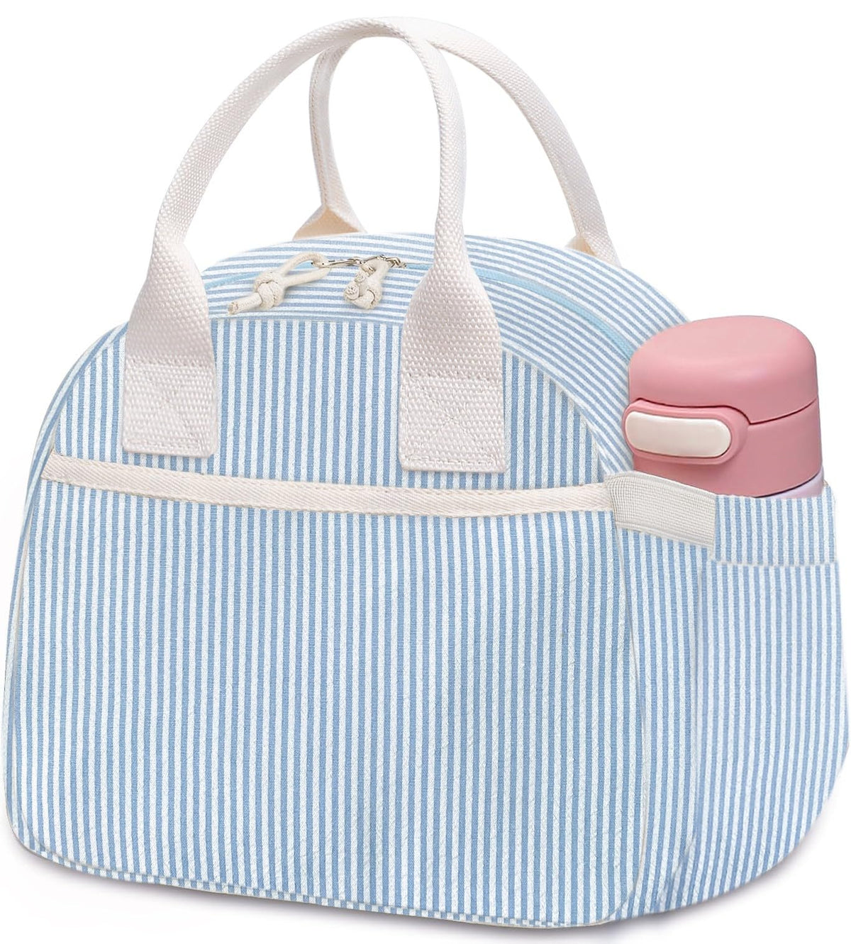 Carry bloom Lunch Box for Women, Insulated Lunch Bag Cute Corduroy Lunchbox