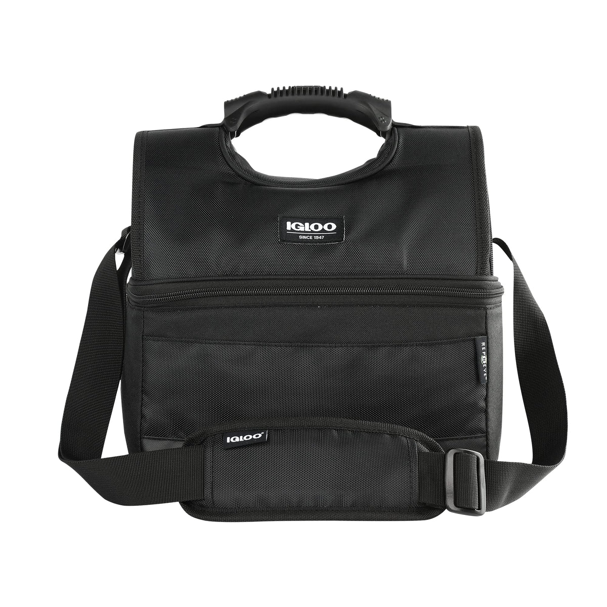 Igloo Gripper Soft Sided Cooler Bag | Insulated Dual Compartment Lunch Cooler
