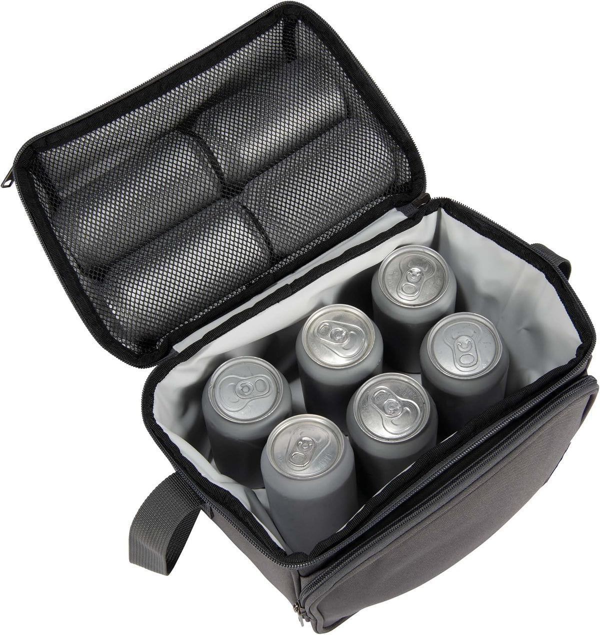 Carhartt Camping Cooler, Worksite Lunchbox, Soft Shell Lunch Bag for Construction Sites, Work and Everyday Use, Gray