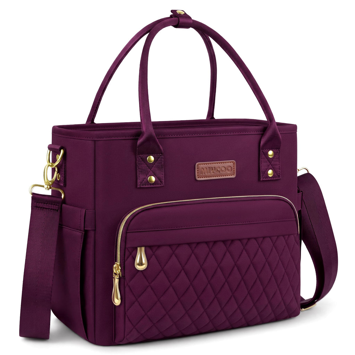 MIYCOO Insulated Lunch Bag Women, Large Tote Lunch Box for Work, 18L