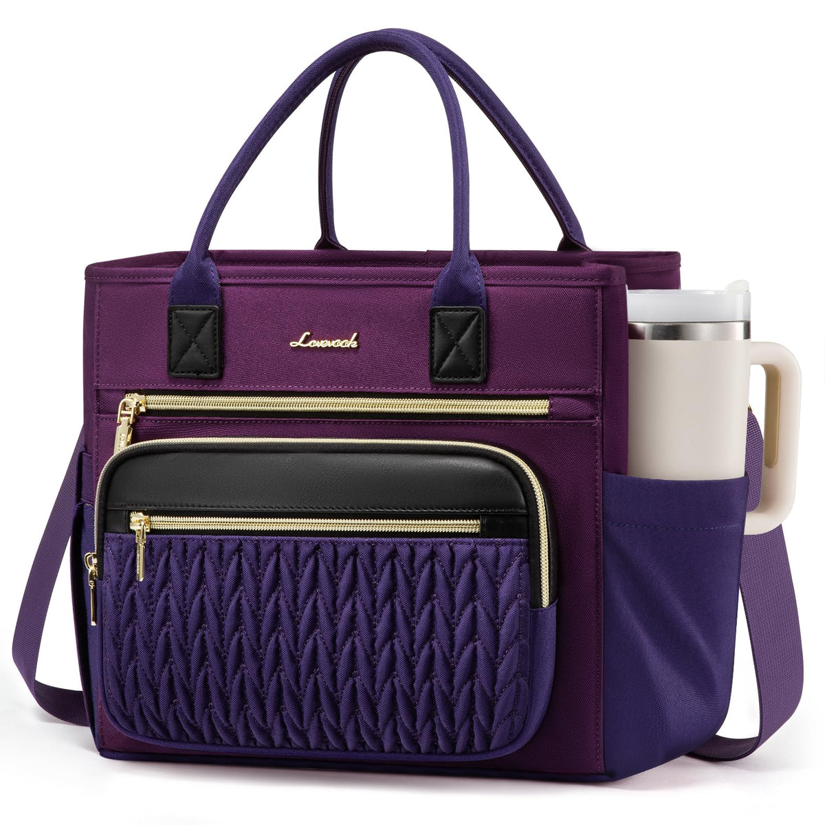 LOVEVOOK Insulated Lunch Box for Women,Large Adult Lunch Cooler Bag Women
