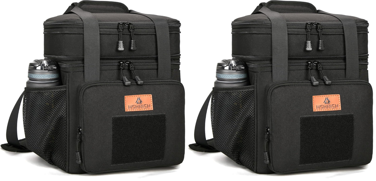 Expandable Lunch Box for Men Durable Leakproof Insulated Lunch Bag 24Cans