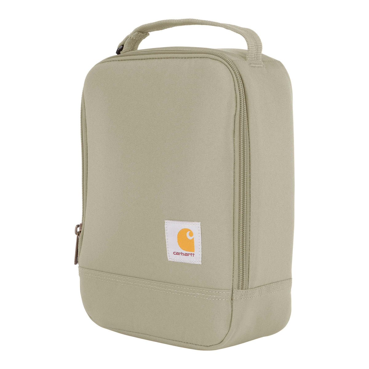 Carhartt Insulated Lunch Cooler For Men and Women, Fully Insulated Lunch Pale for Everyday Use, 4 Can (Black)