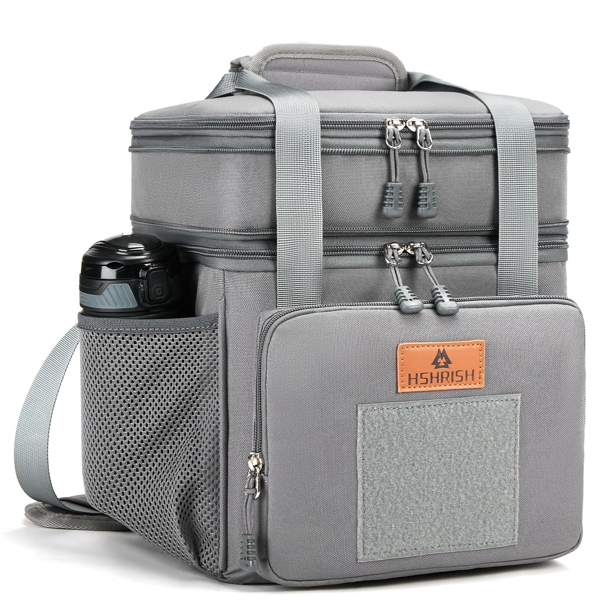 Expandable Lunch Box for Men Durable Leakproof Insulated Lunch Bag 24Cans