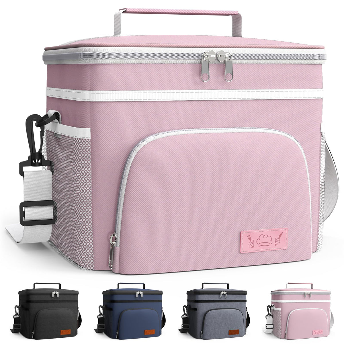 HOTOR Insulated Lunch Box Men Women Leak-Proof Cooler Lunch Bag 15L
