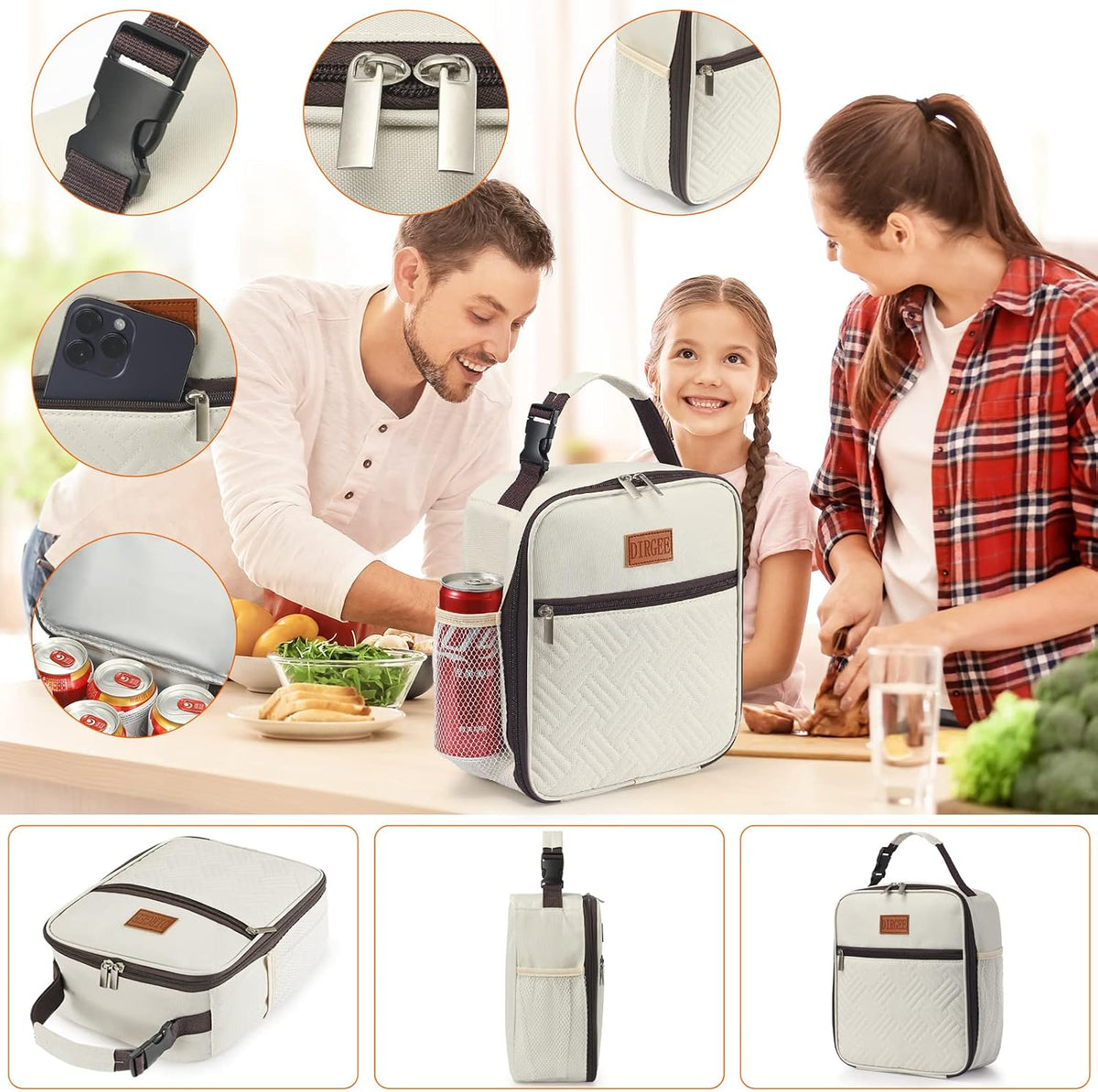 Lunch Bag for Women Insulated Lunch Bag For Men Adults Small Lunch Bag