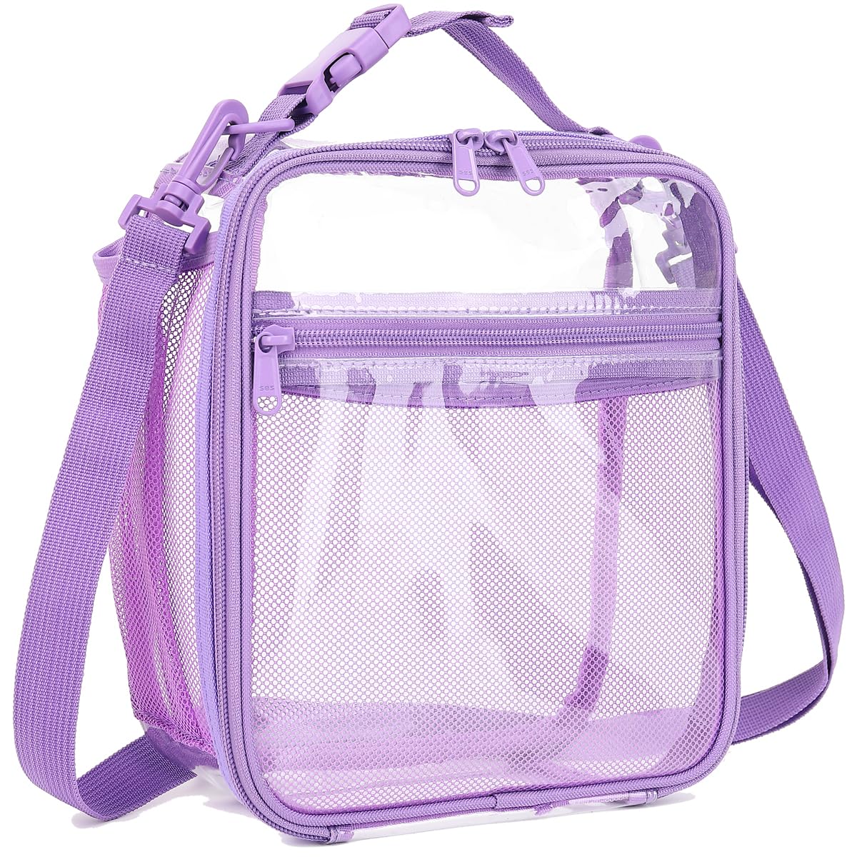 FlowFly Kids Lunch Box Insulated Letter Print Soft Bag Mini Cooler Back to School Thermal Meal Tote Kit for Girls, Boys, Black