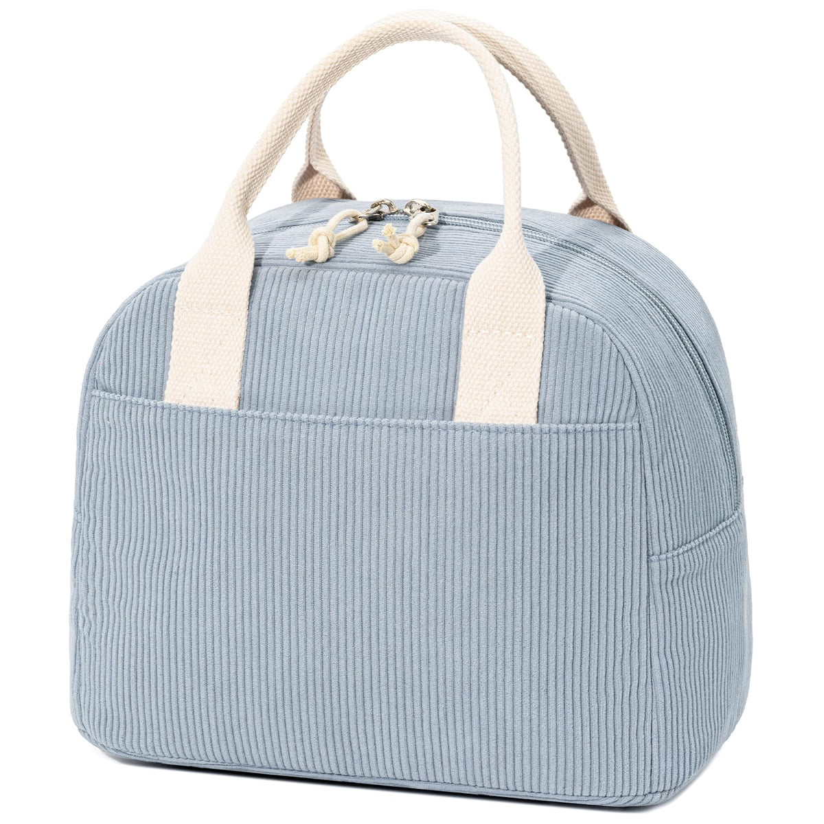 LOVELYWIND Lunch Box for Women,Insulated Lunch Bag,Green Stripe14-Can(9L)