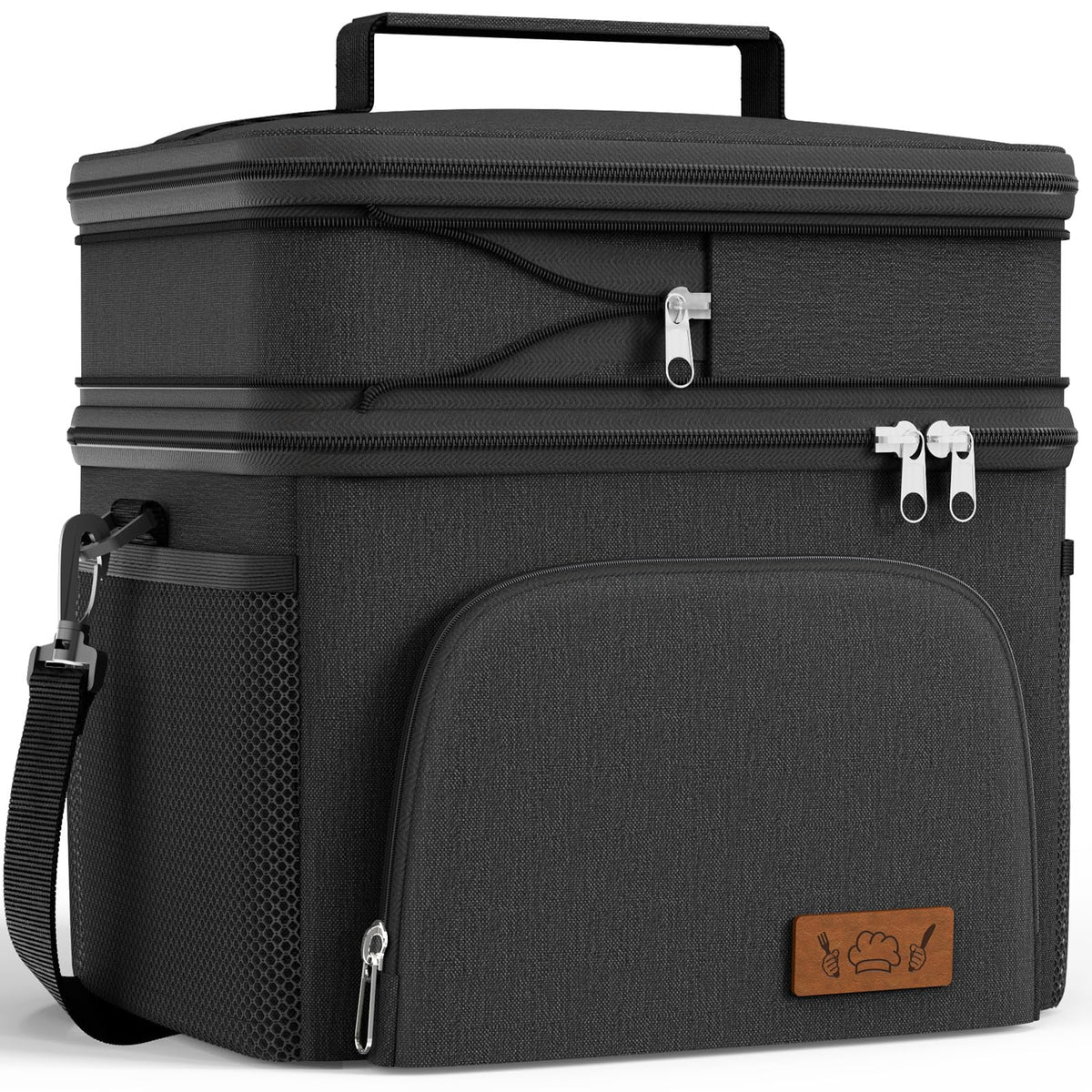 HOTOR Insulated Lunch Box Men Women Leak-Proof Cooler Lunch Bag 15L