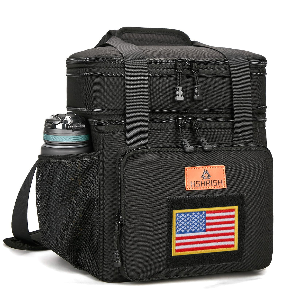 Expandable Lunch Box for Men Durable Leakproof Insulated Lunch Bag 24Cans