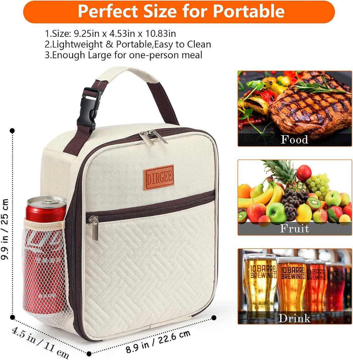 Lunch Bag for Women Insulated Lunch Bag For Men Adults Small Lunch Bag