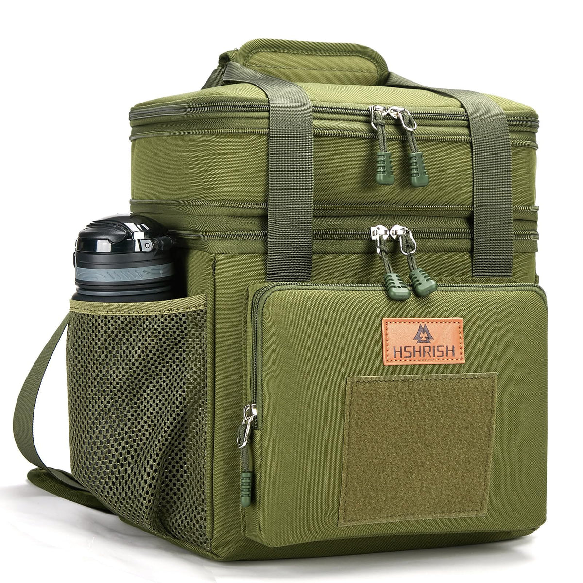 Expandable Lunch Box for Men Durable Leakproof Insulated Lunch Bag 24Cans