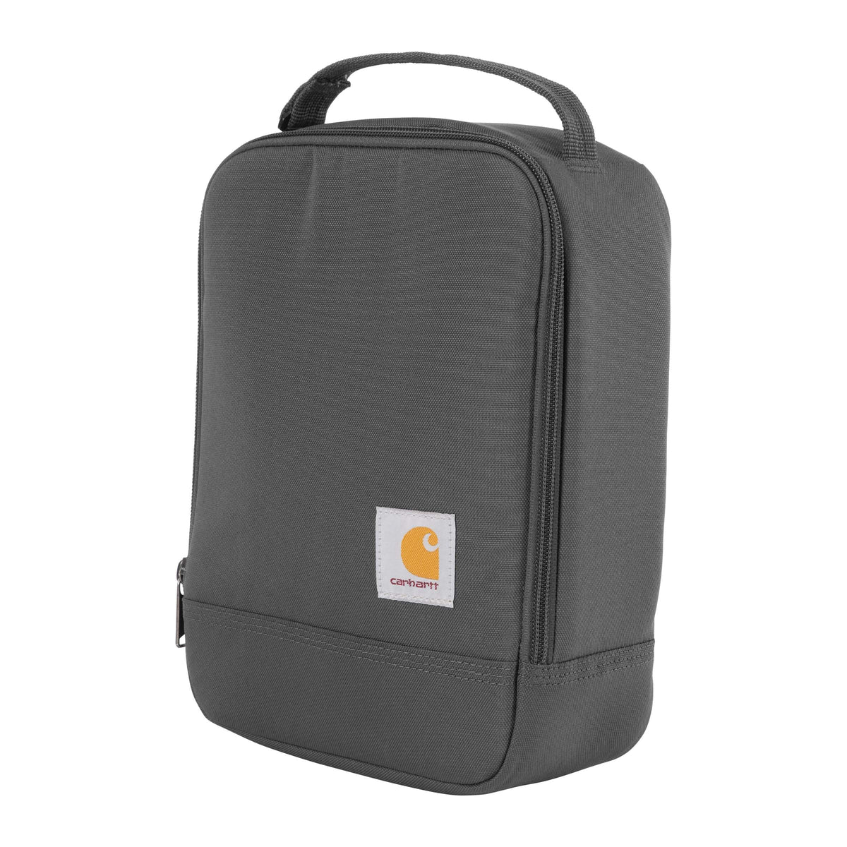 Carhartt Insulated Lunch Cooler For Men and Women, Fully Insulated Lunch Pale for Everyday Use, 4 Can (Black)
