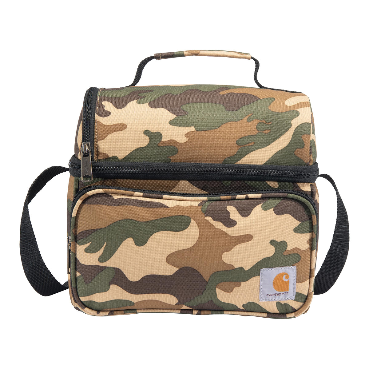 Carhartt Camping Cooler, Worksite Lunchbox, Soft Shell Lunch Bag for Construction Sites, Work and Everyday Use, Gray