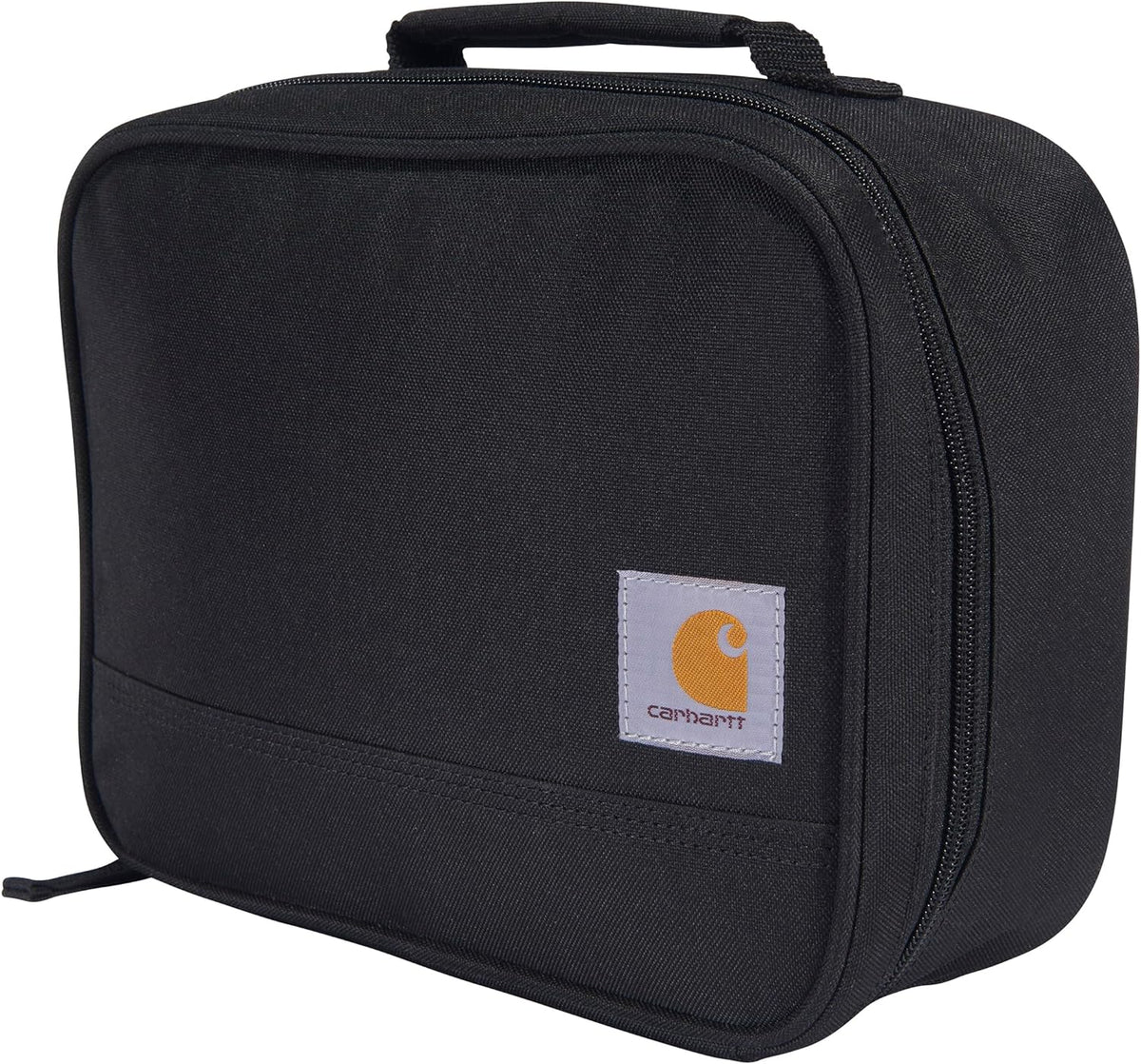 Carhartt Insulated Lunch Cooler For Men and Women, Fully Insulated Lunch Pale for Everyday Use, 4 Can (Black)
