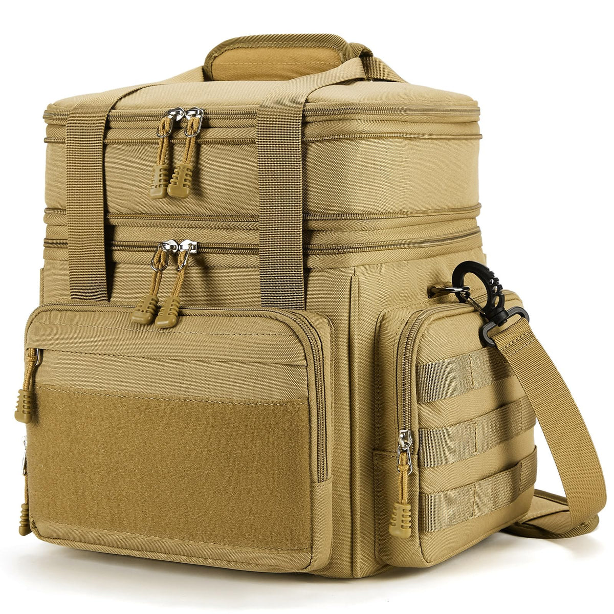 Gafetrey Tactical Lunch Box for Men - Large Lunch Bag Double Deck
