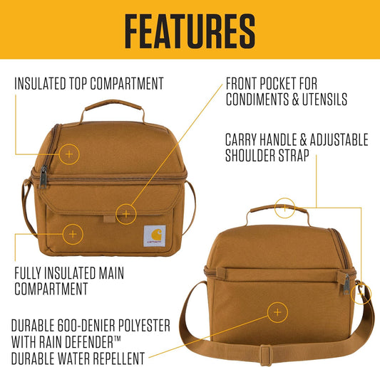 Carhartt Insulated 12 Can Cooler Carhartt Brown