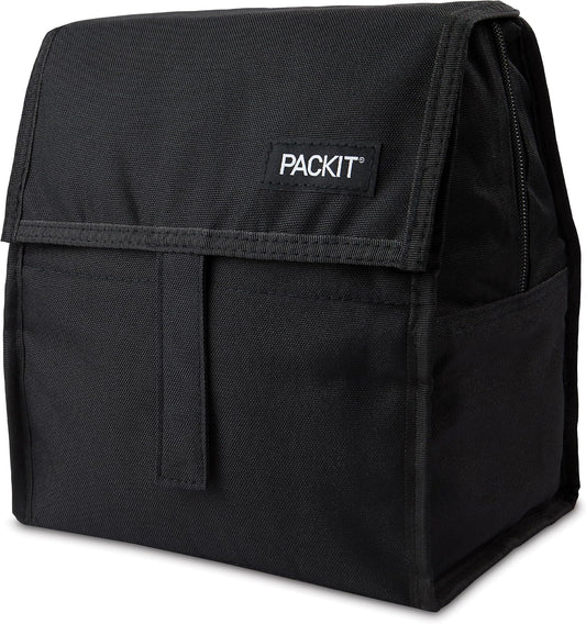 PackIt Freezable Lunch Bag, Black