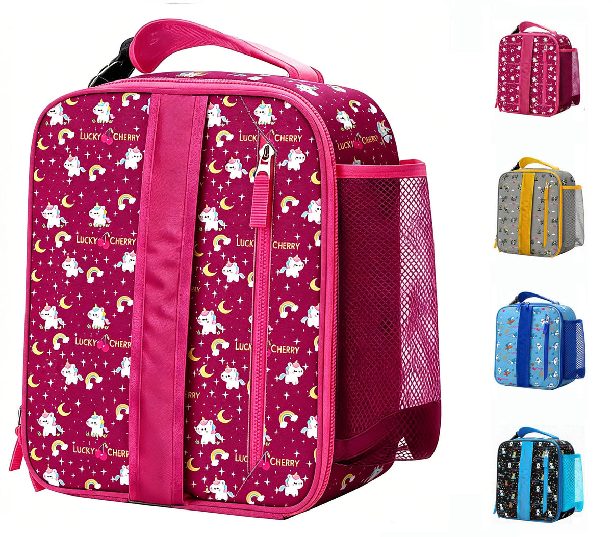Lunch Box Insulated Lunch bag for Men Teen Kids Boys Adult Portable Stylish Small Lunchbox Special Design for Working Office school Picnic (Black 6L(Without Shoulder Straps))