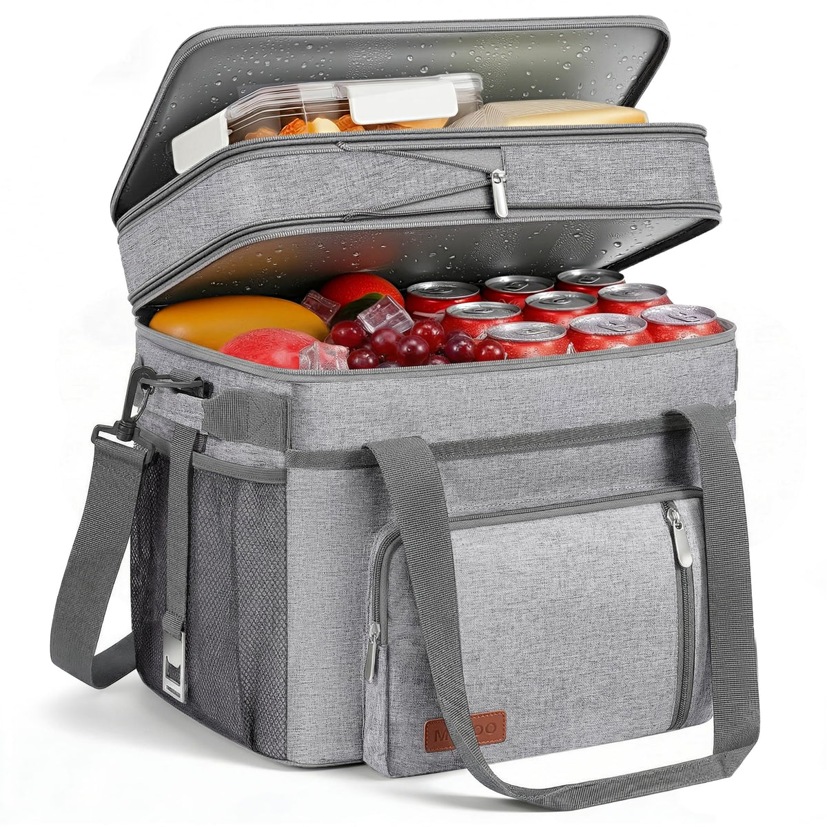 MIYCOO Lunch Bag & Lunch Box for Men Women, Double Deck & Leakproof